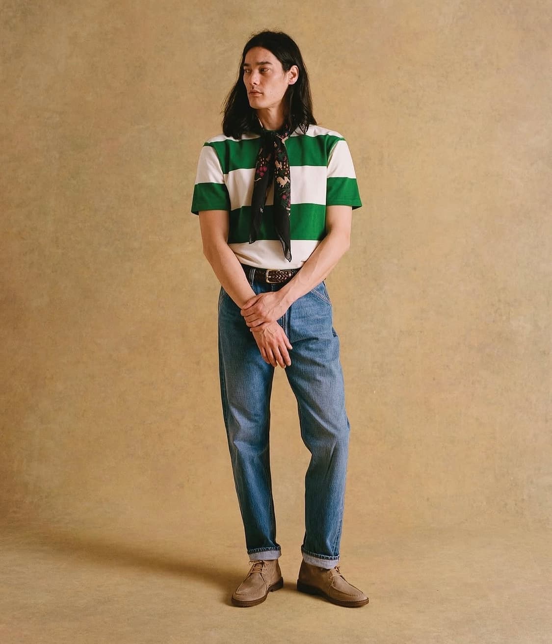 드레익스 와이드 스트라이프 헤비 하이킹 티 XL (새싱품) 상품이미지7