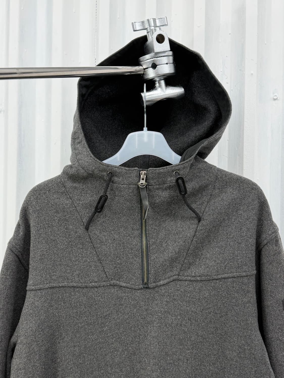 00s GAP Wool Blend Hooded Anorak Jacket 상품이미지4