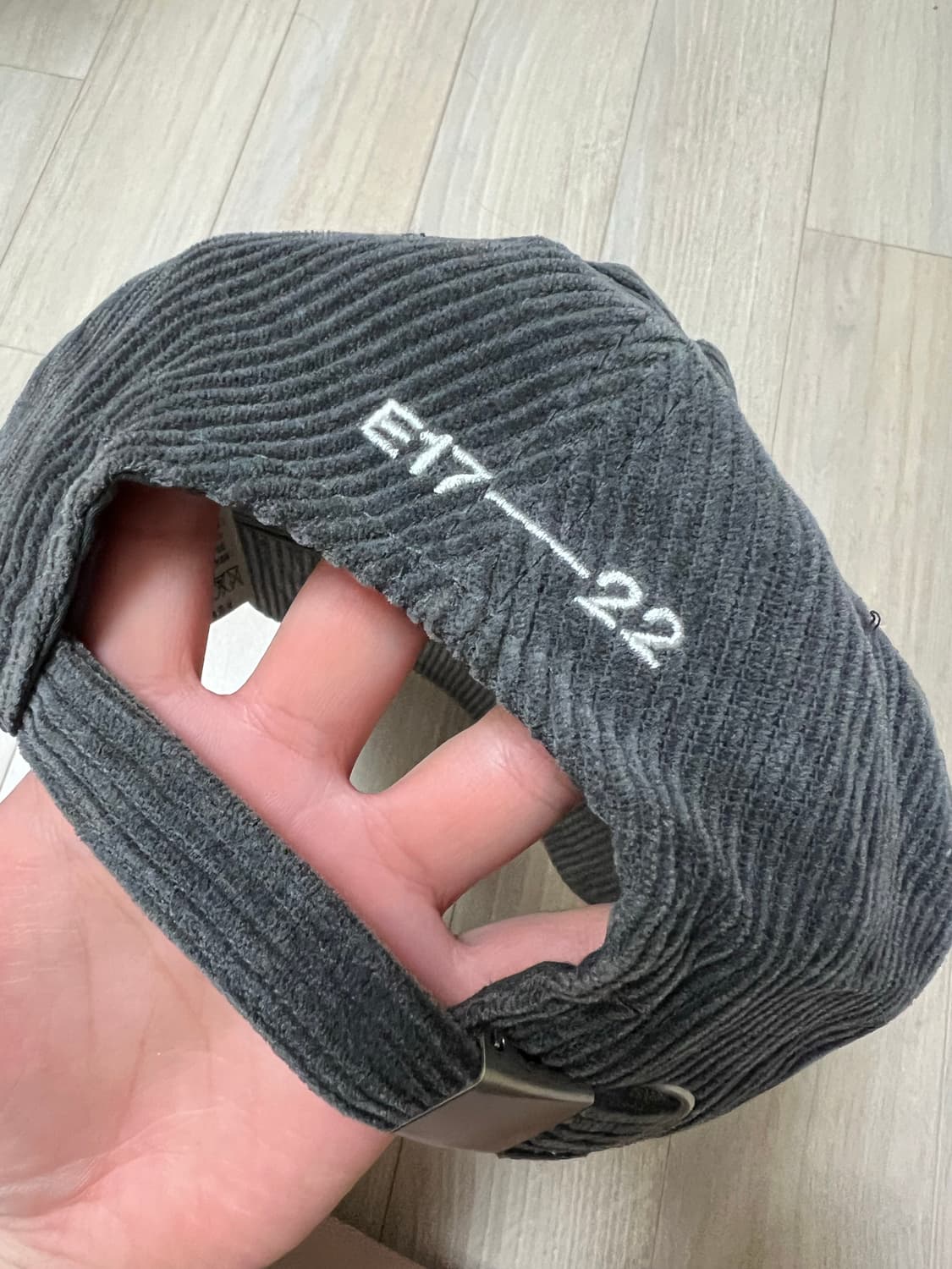 이미스 코듀로이 와펜 볼캡 모자  상품이미지2