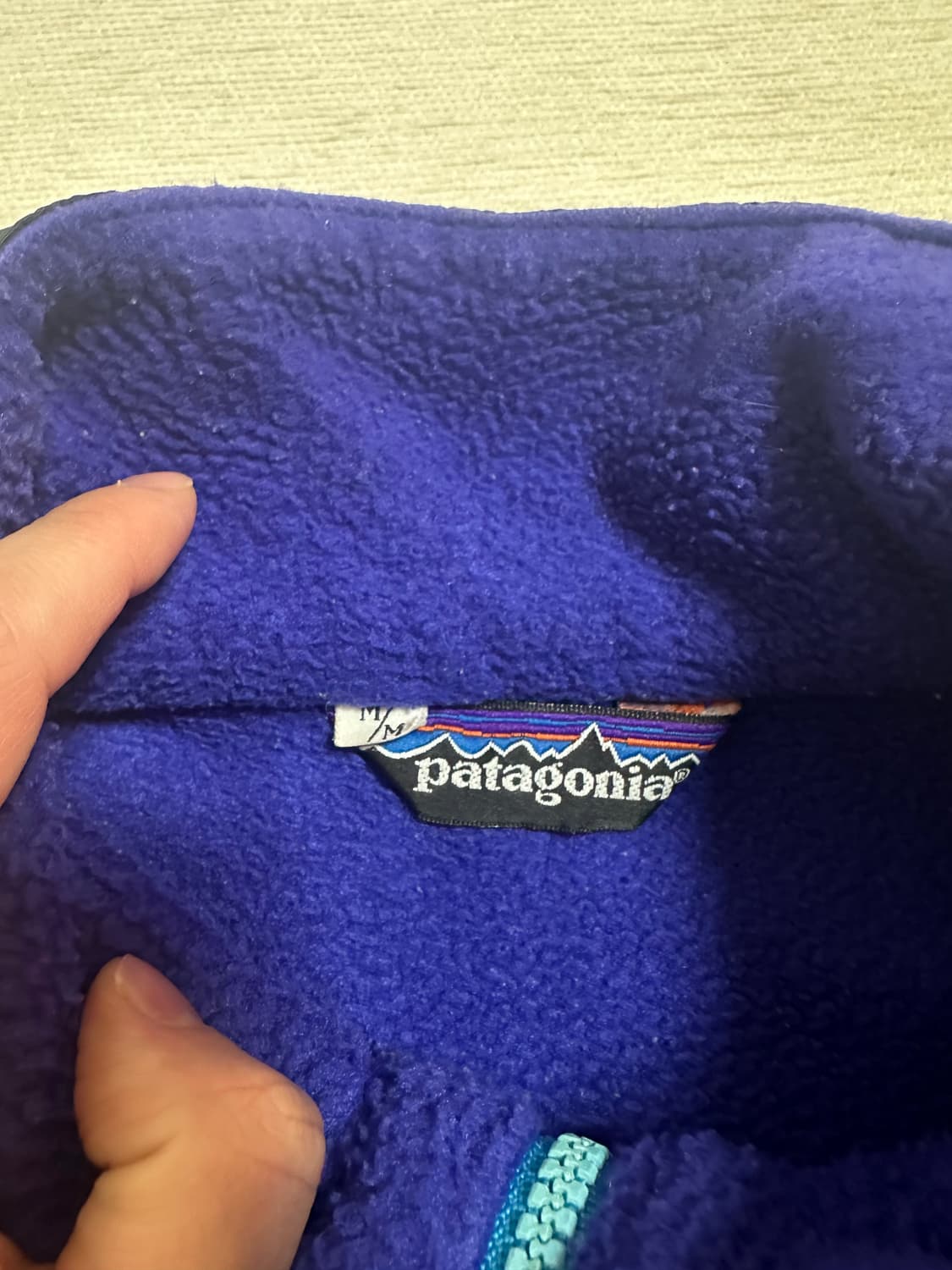 (M)80s 파타고니아 빈티지 하프집 플리스 헤비웨이트 상품이미지4