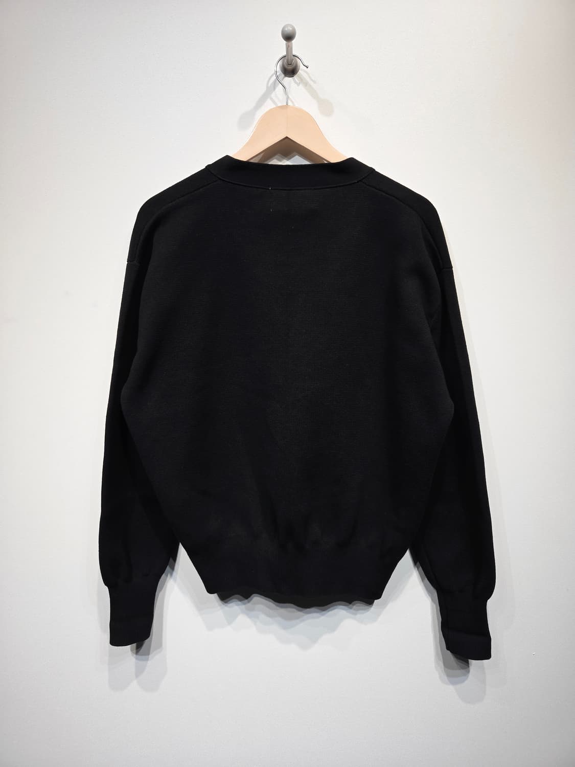 LOHNT 론트 코튼 100% 브이넥 가디건 블랙 상품이미지6