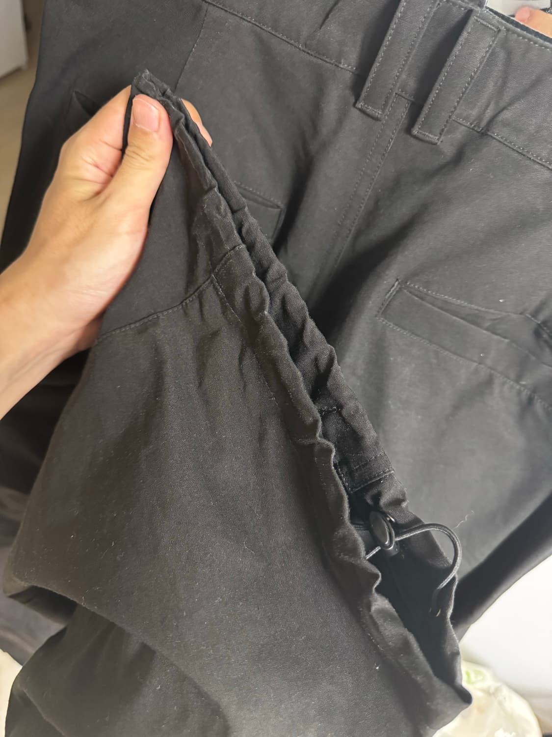 산산기어 어파인 커브 팬츠 A 블랙 상품이미지4