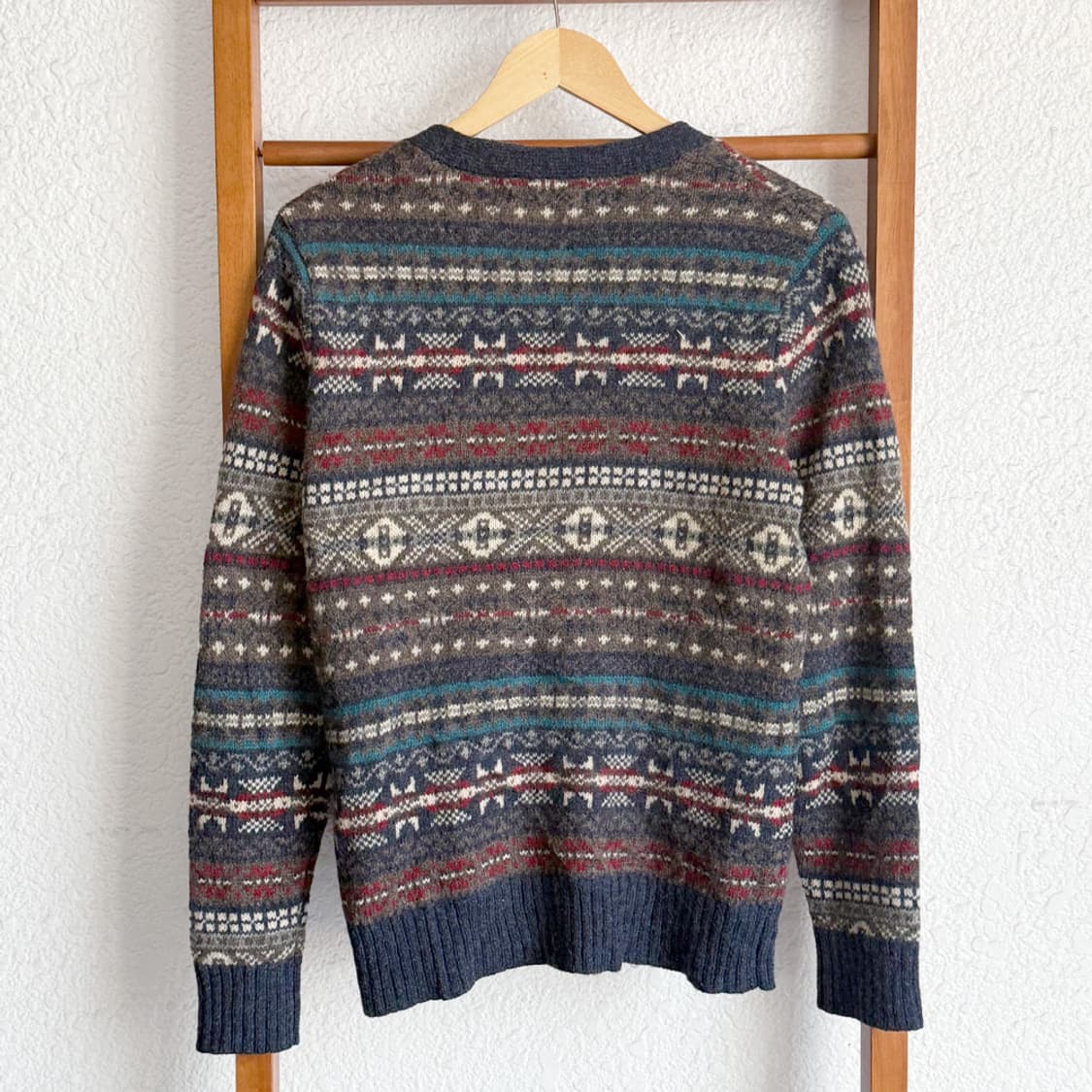 눈송이 브이넥 가디건 상품이미지6