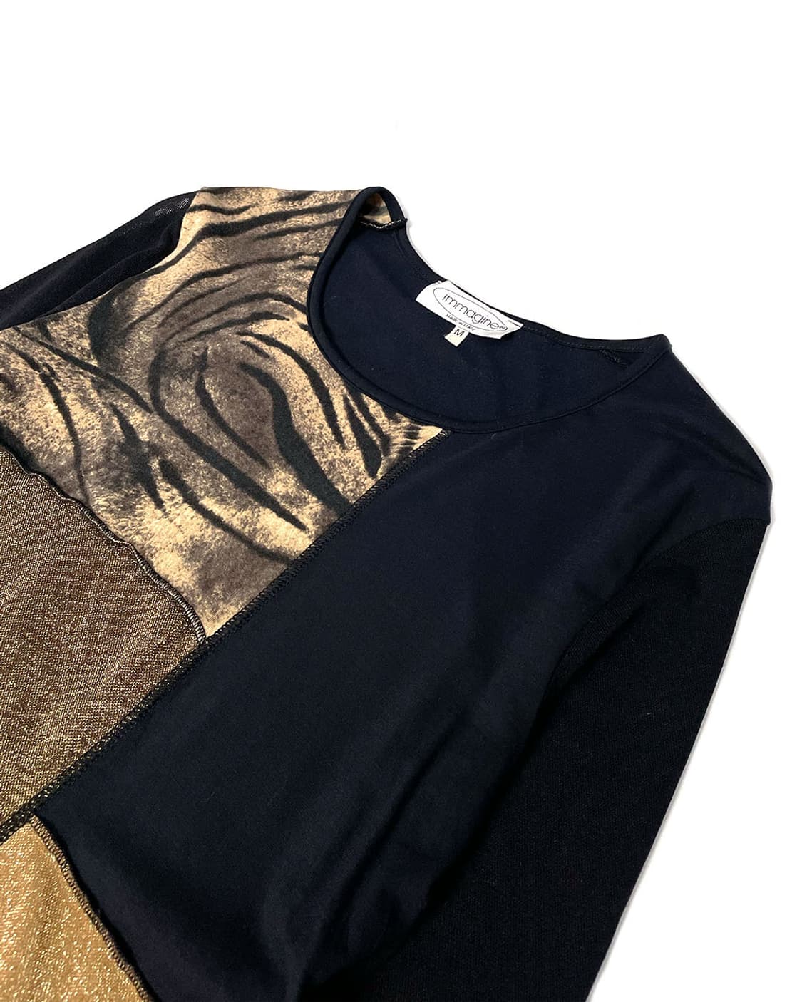 immagne 패치워크 롱 스리브리스  상품이미지3