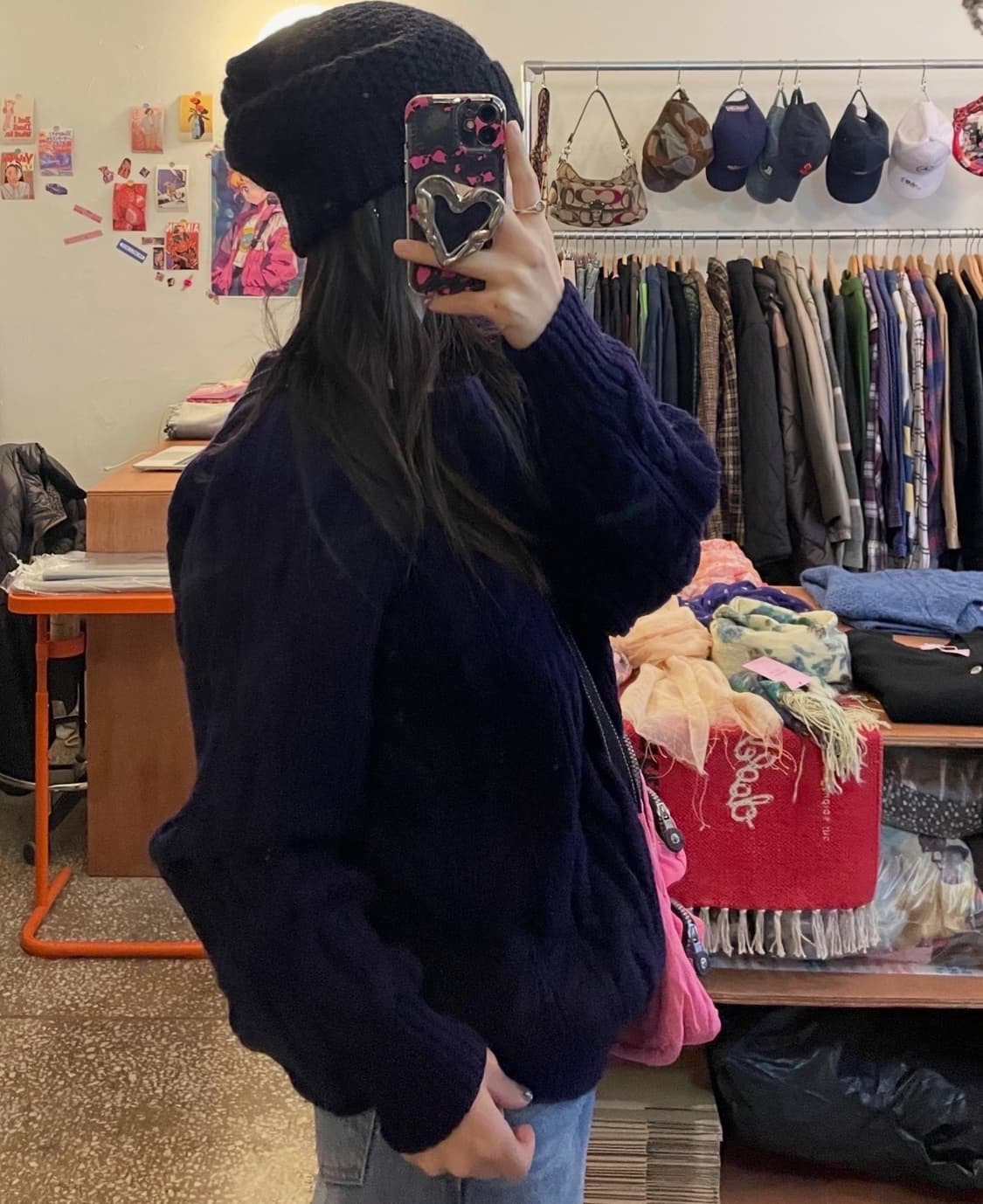 딥퍼플 케이블 니트 스웨터 [무배] 상품이미지3