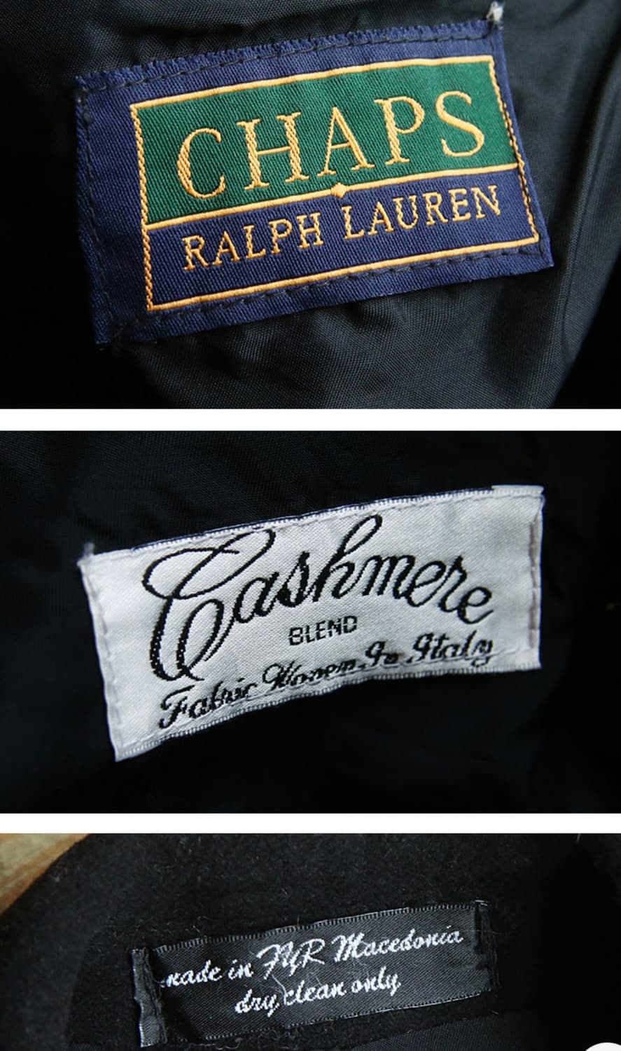 챕스 랄프로렌 오버코트 캐시미어 울 블랜드 상품이미지3