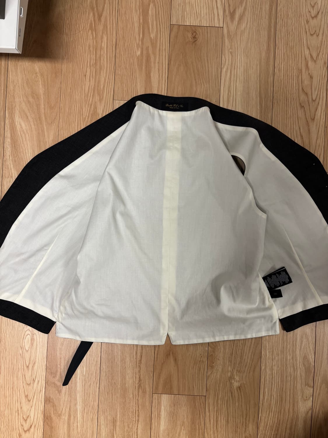 [38S/30] RRL 3피스 울수트 베스트 차콜 상품이미지4