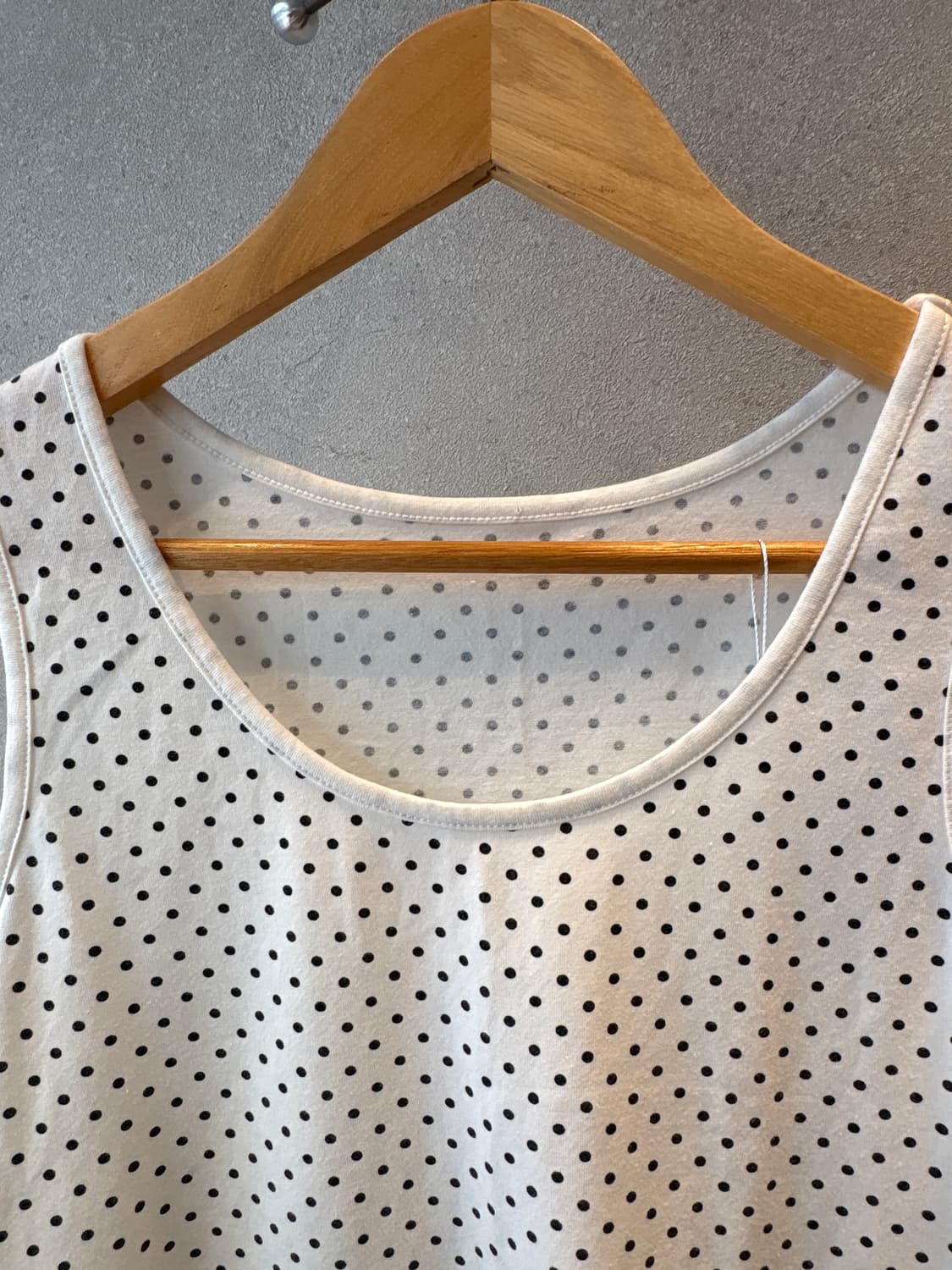 Dot lace sleeveless 상품이미지3