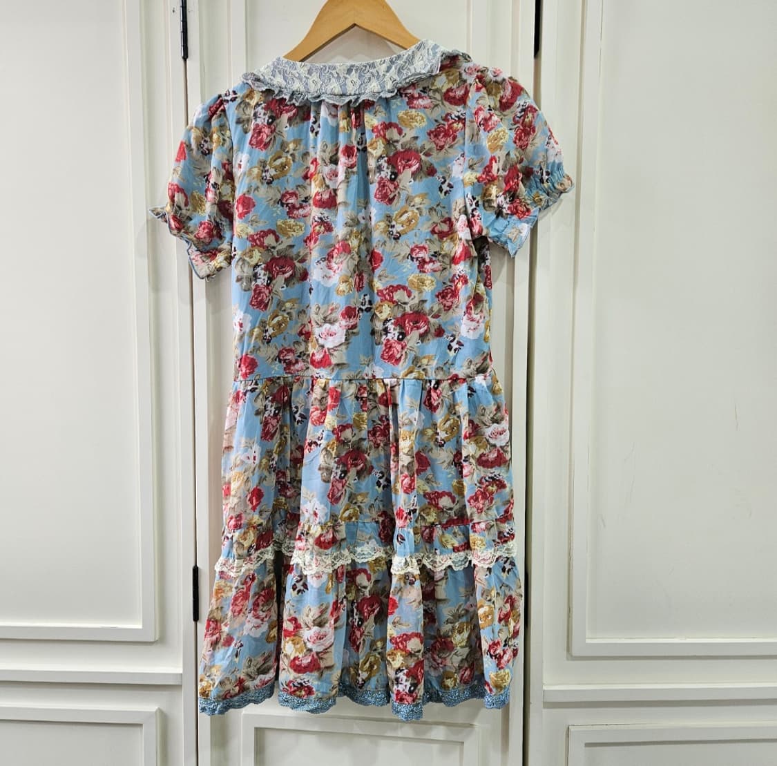 엑시즈팜(axes femme) 빈티지 플라워 레이스 원피스 상품이미지5