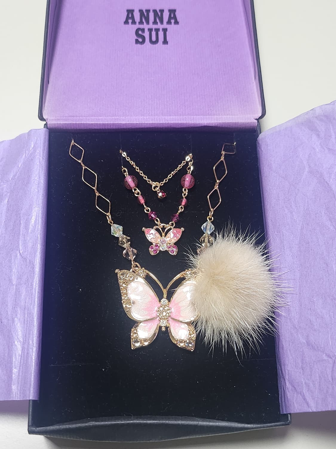 안나수이 나비 목걸입니다 상품이미지4
