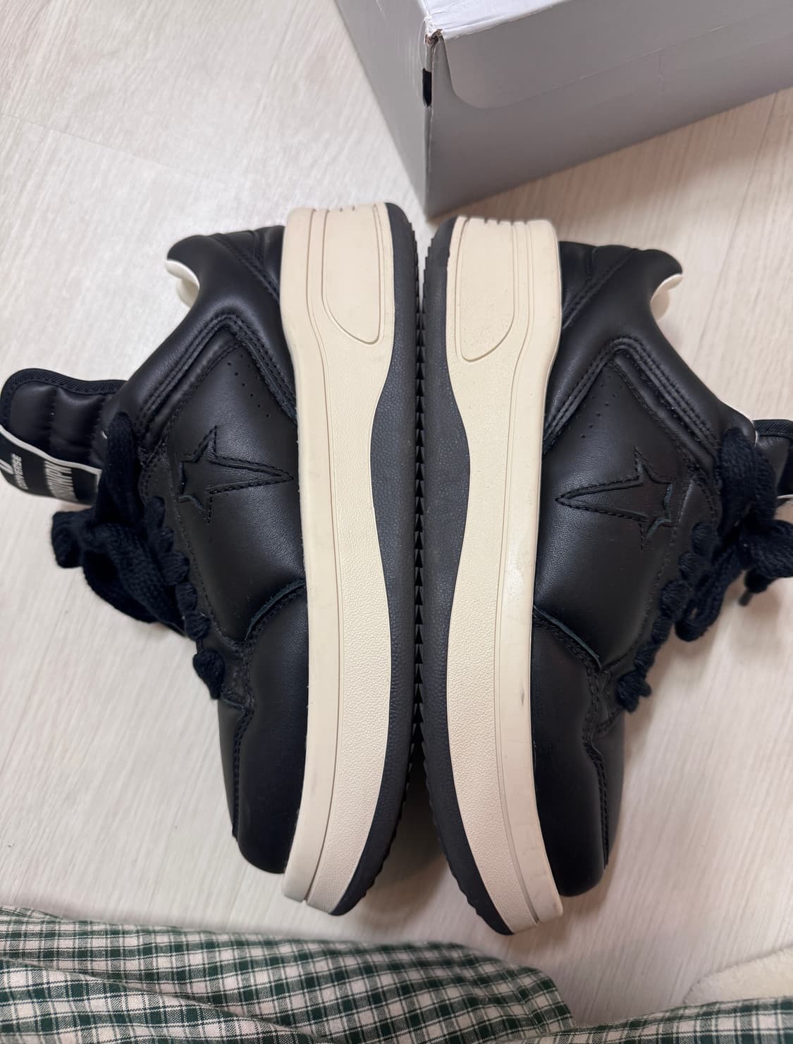 릭오웬스x컨버스 터보웨폰 로우 블랙 250 상품이미지2