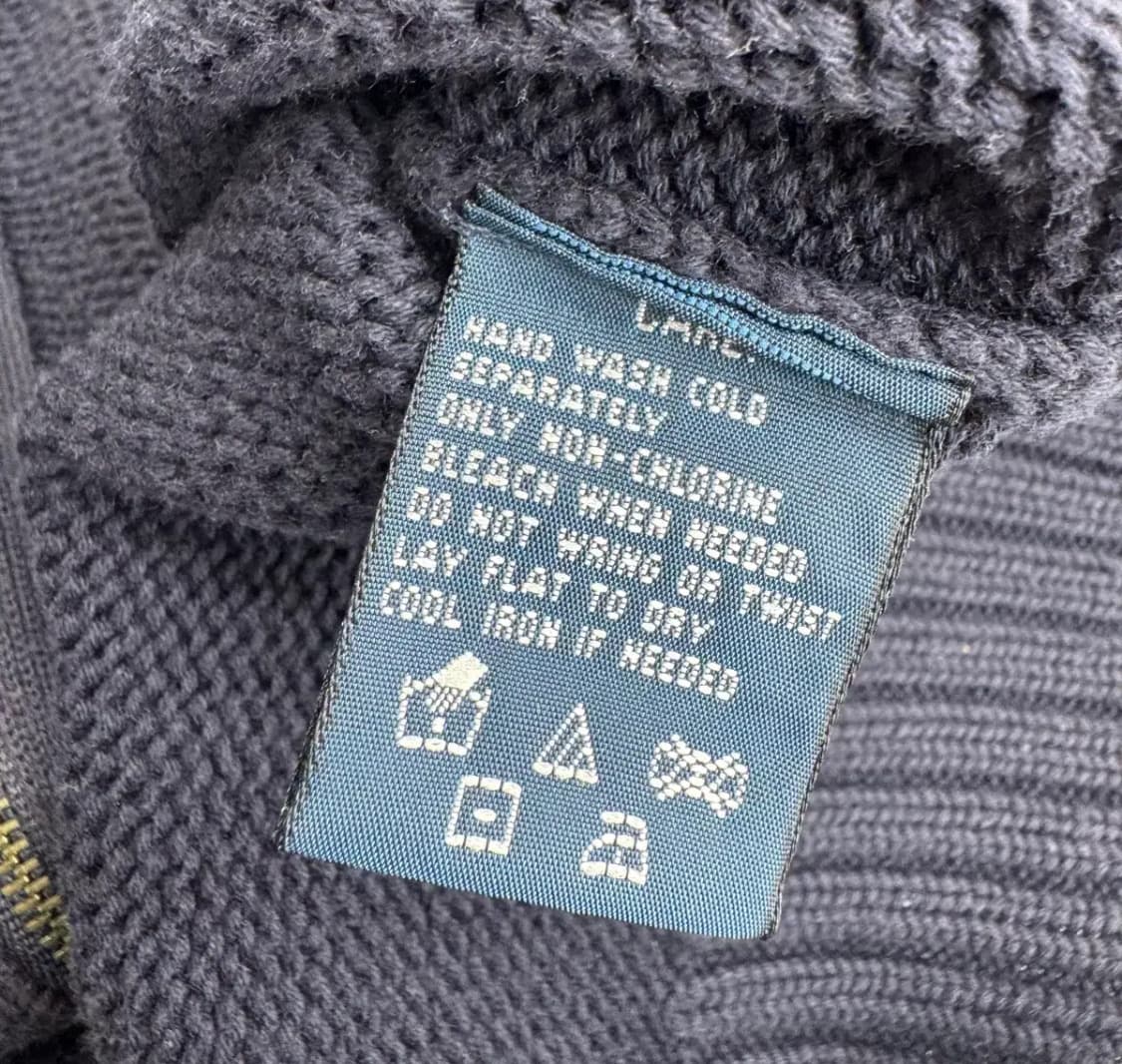 폴로 랄프로렌 니트 후드집업 L 네이비 상품이미지3