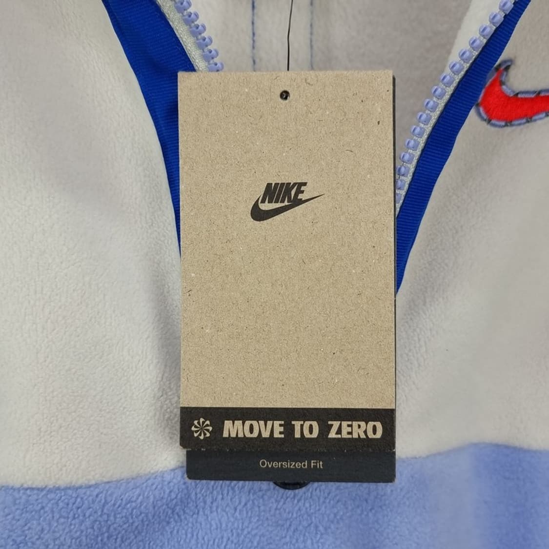 [나이키](새상품) 스우시 자수 플리스 하프집업 크롭 맨투맨 M16443 상품이미지7