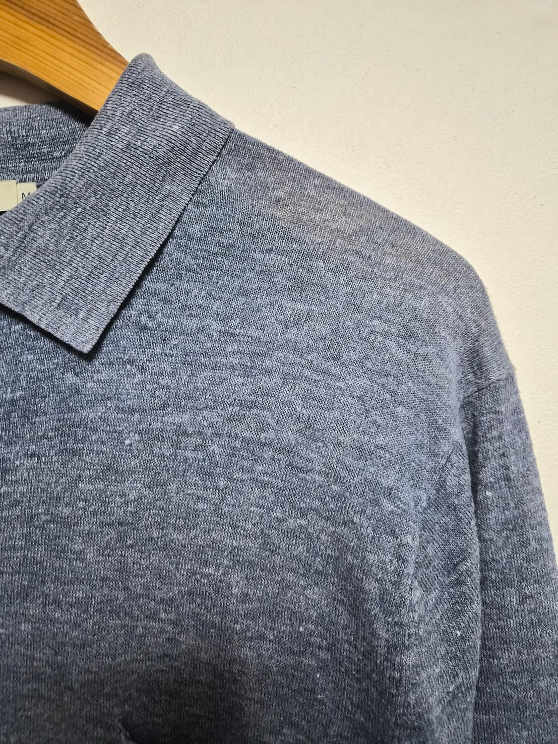 수트서플라이 니트 반팔 카라티 M - T146 상품이미지3