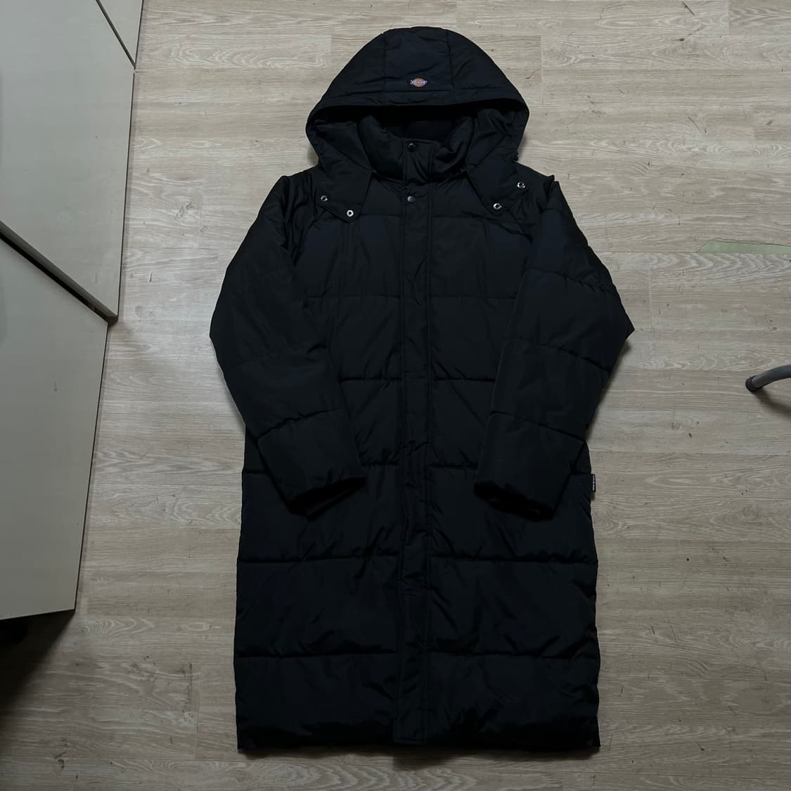 디키즈 와펜 후드 롱패딩 점퍼 [블랙] M/95 상품이미지1
