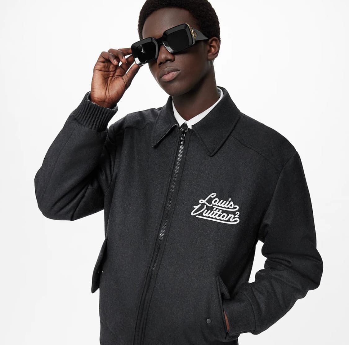 (A+/52) / 루이비통 니고 모노그램 리버시블 패디드 블루종 자켓 상품이미지9