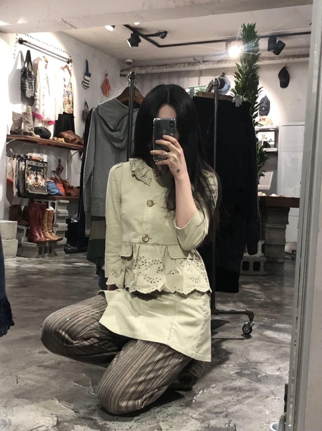 [1396]Redvalentino beige punching jacket 상품이미지2