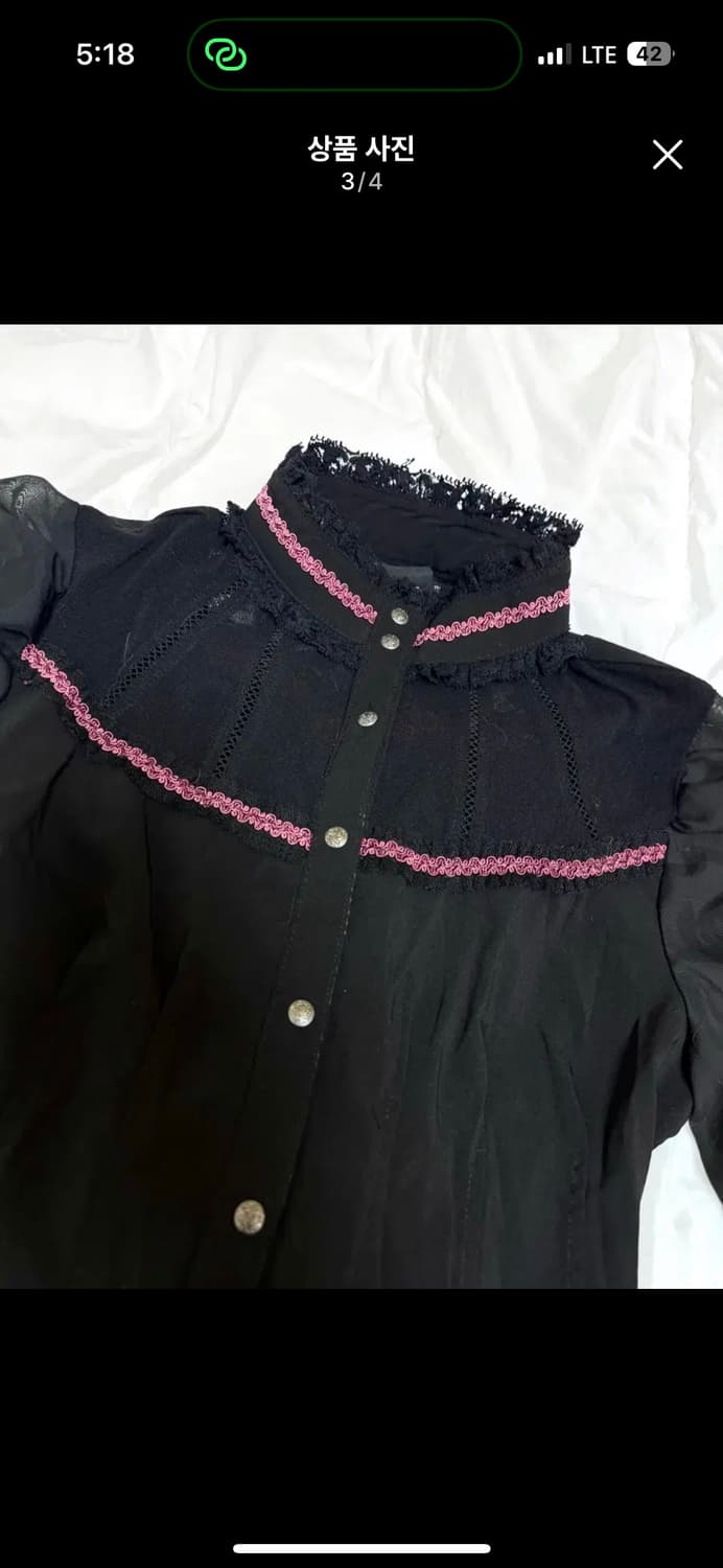 Ozz on 오즈온 로즈코르셋 블라우스 상품이미지2