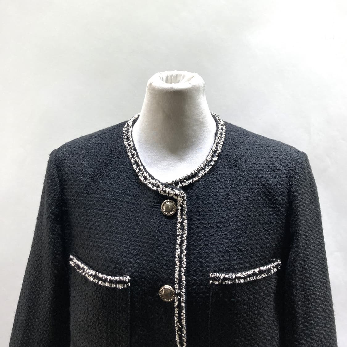 미쏘 여성 트위드자켓 블랙 165/88 M 상품이미지2