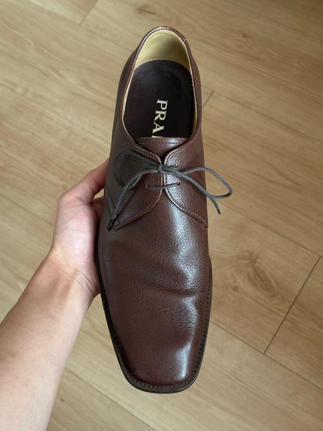 프라다 스퀘어 더비슈즈 285 상품이미지9