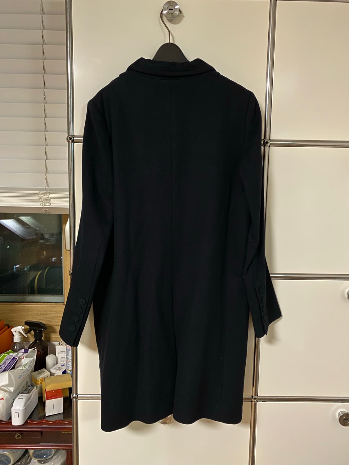 KUHO 구호 캐시미어 블랙 코트 85-94-160 상품이미지2