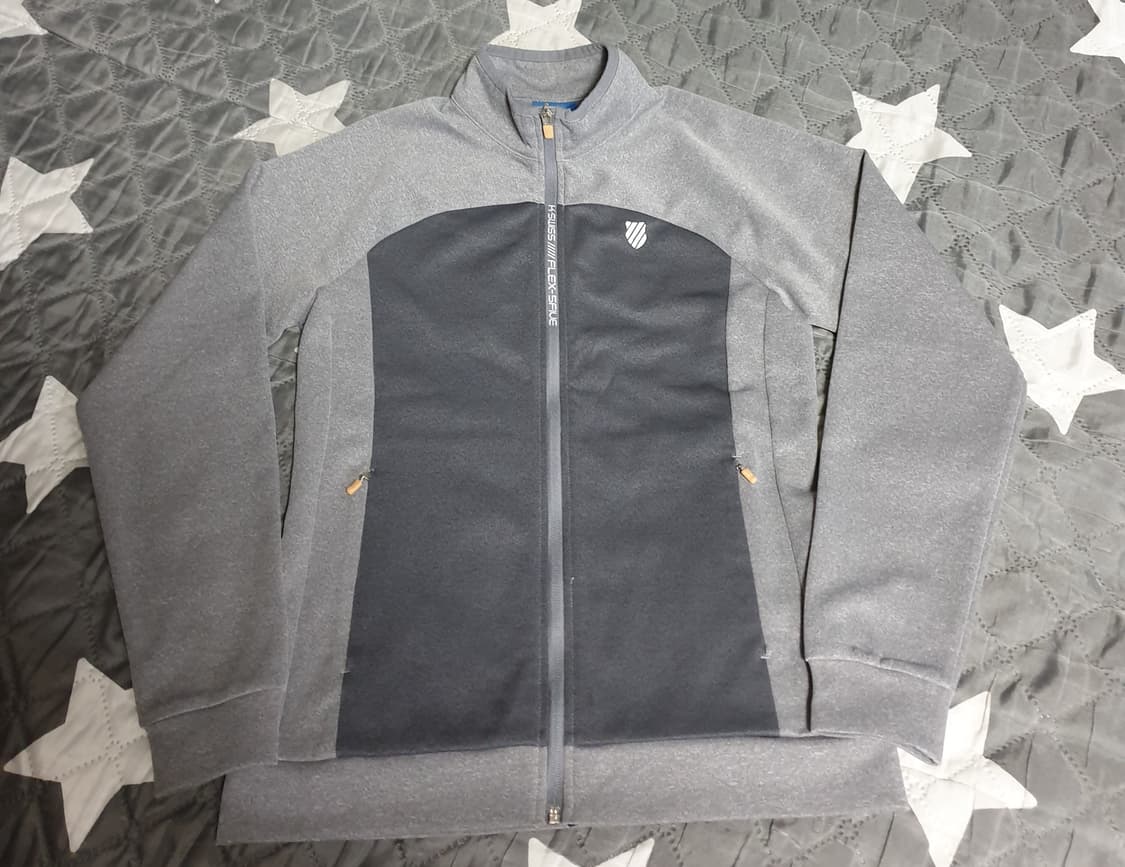 케이스위스 트레이닝 기능성 집업 져지 그레이 (S) 상품이미지1