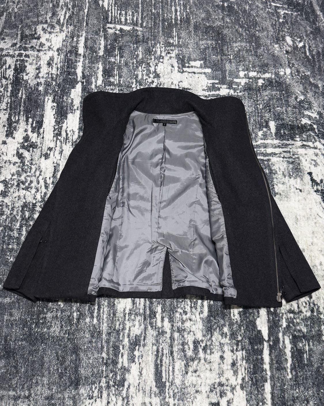 {Schlussel} Asymmetric High Neck Jacket  상품이미지8