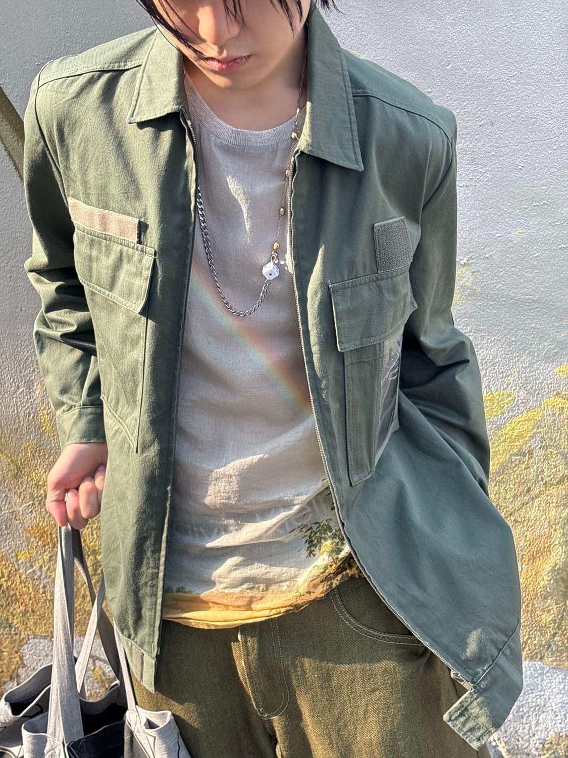 90s 프랑스군 밀리터리 워크 자켓 상품이미지4