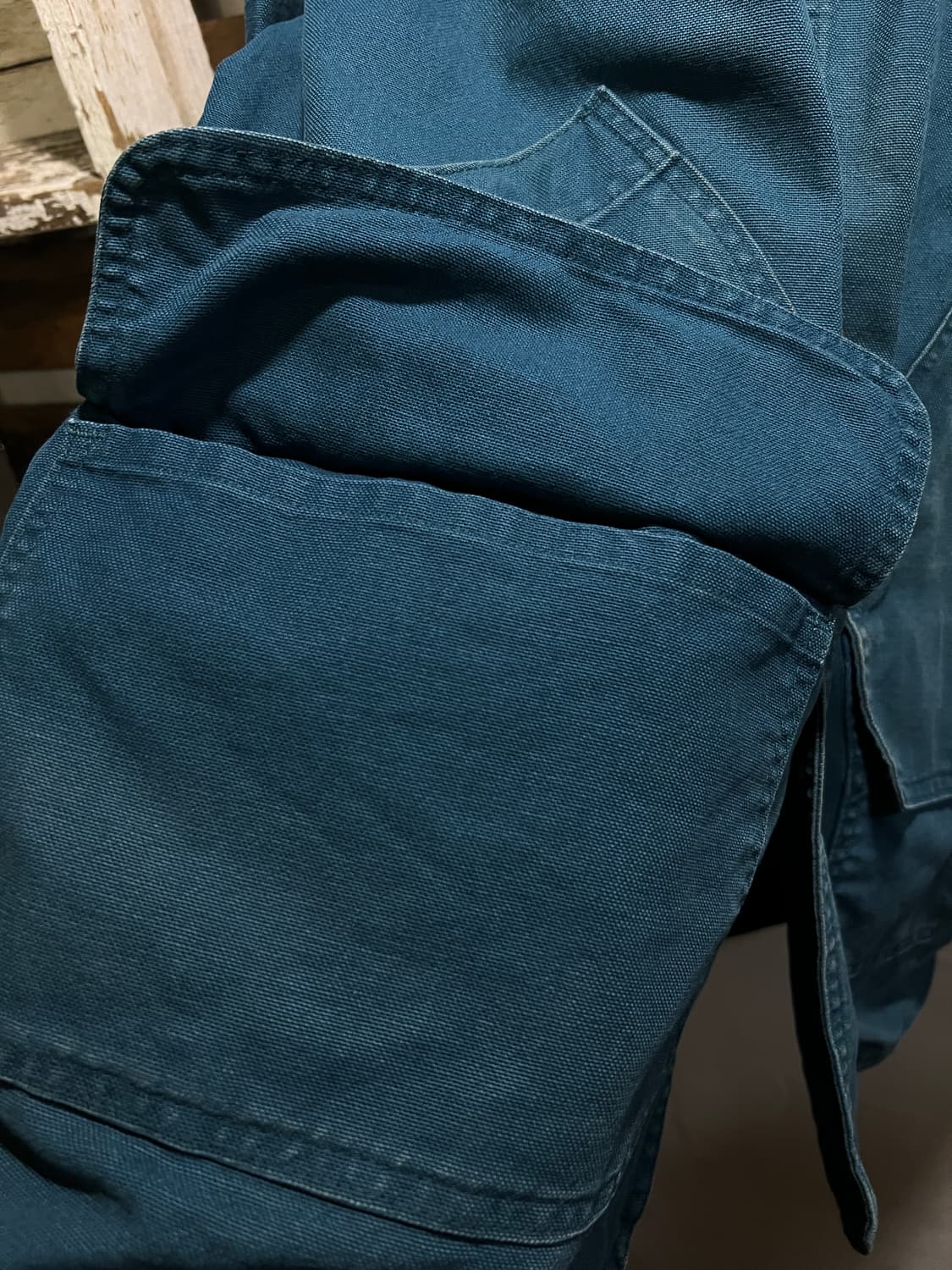 [XL]90's 울리치 USA Made 블랭킷 라이닝 그린 헌팅 자켓 상품이미지4