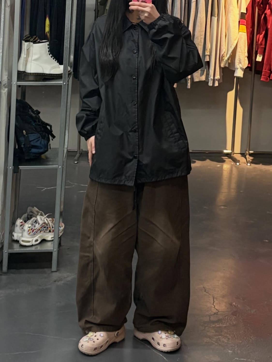 꼼데가르송 CDG 네온그린 나일론 코치자켓 A3208 상품이미지2