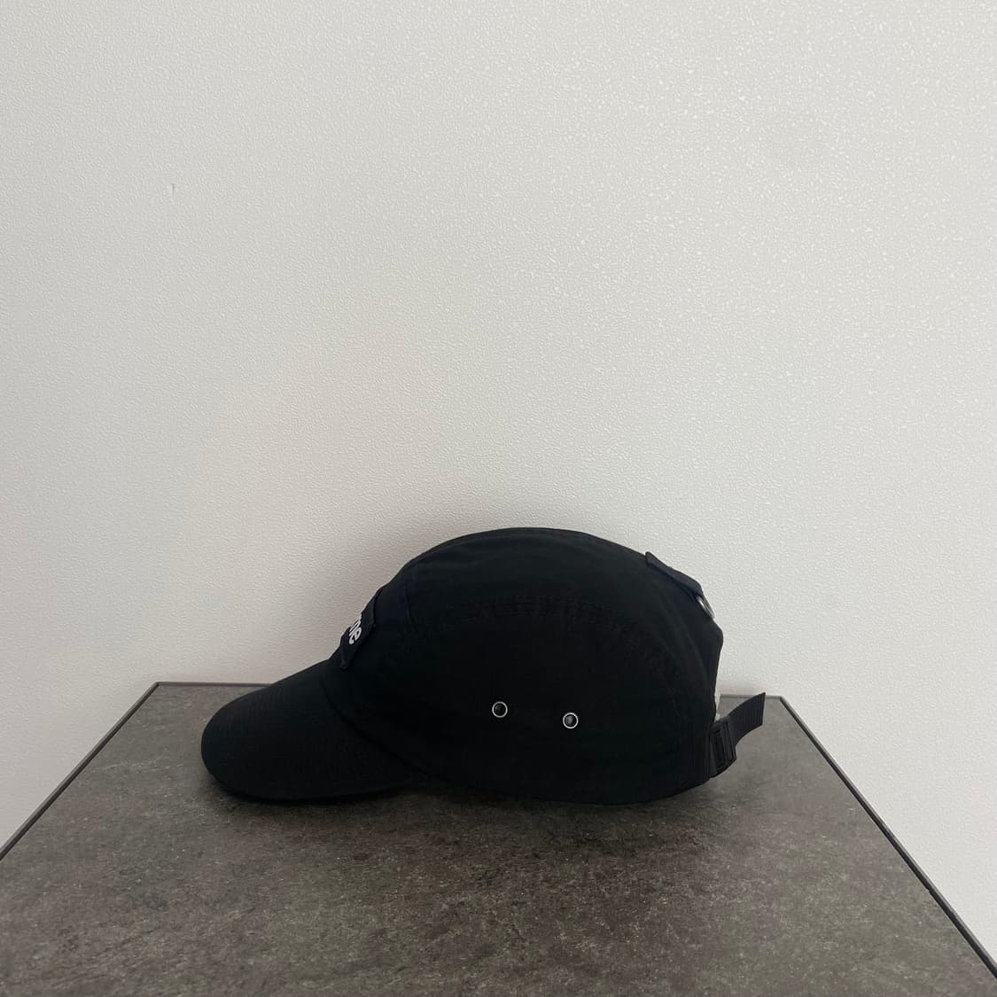 (OS) 슈프림 박스로고 캠프캡 모자 왁스드 코튼 블랙 상품이미지2