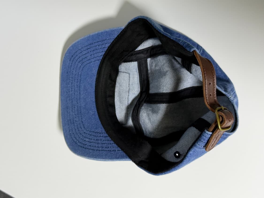 슈프림 24FW 워시드 데님 캠프캡  상품이미지2