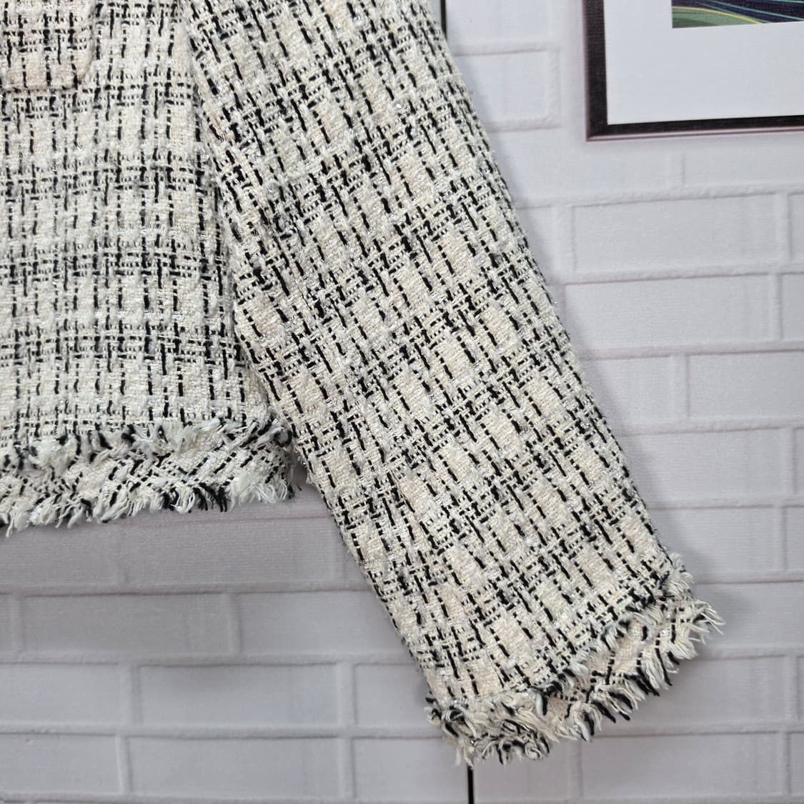 아틀리에나인 트위드 긴팔 자켓 프리 사이즈 상품이미지4