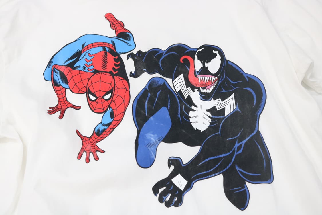 MARVEL 마블 코믹스 스파이더맨 vs 베놈 빈티지 그래픽 반팔티셔츠 상품이미지4