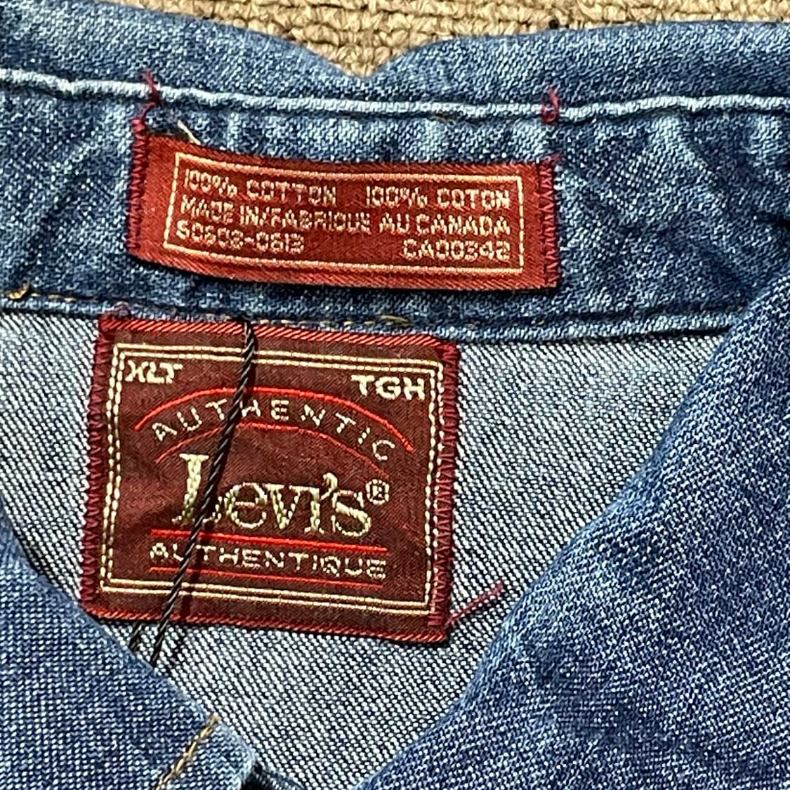 (XL) Levi's 리바이스 코튼 데님 셔츠 상품이미지7
