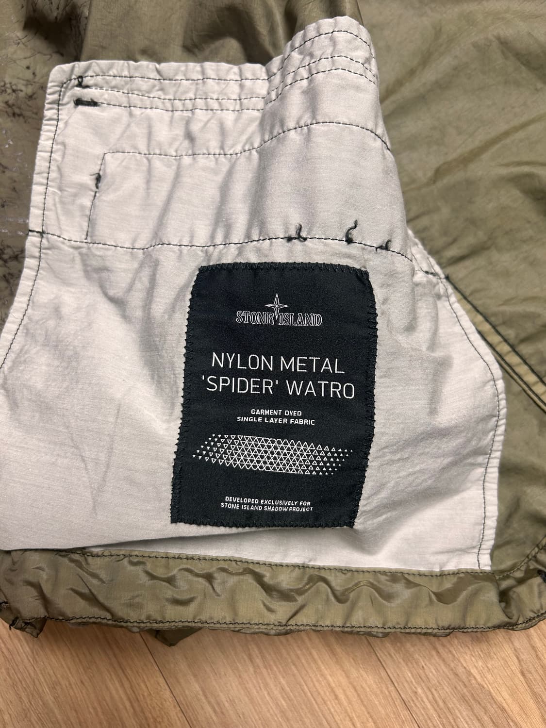 스톤아일랜드 쉐도우프로젝트 나일론 메탈 스파이더 와트로 M 상품이미지5