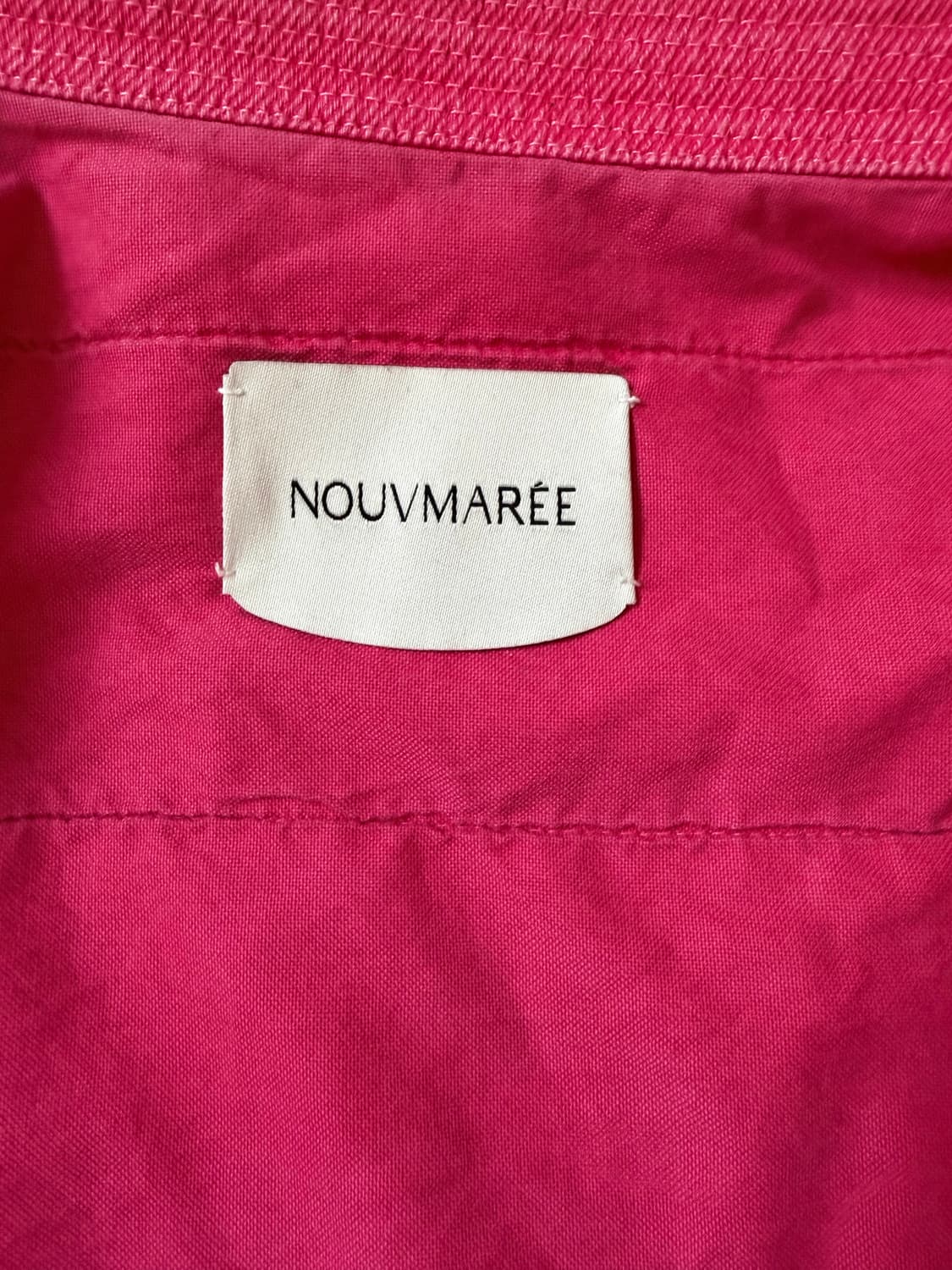 미착용) 누마레 네오 코튼 가먼트 스티치드 자켓 핑크 상품이미지6