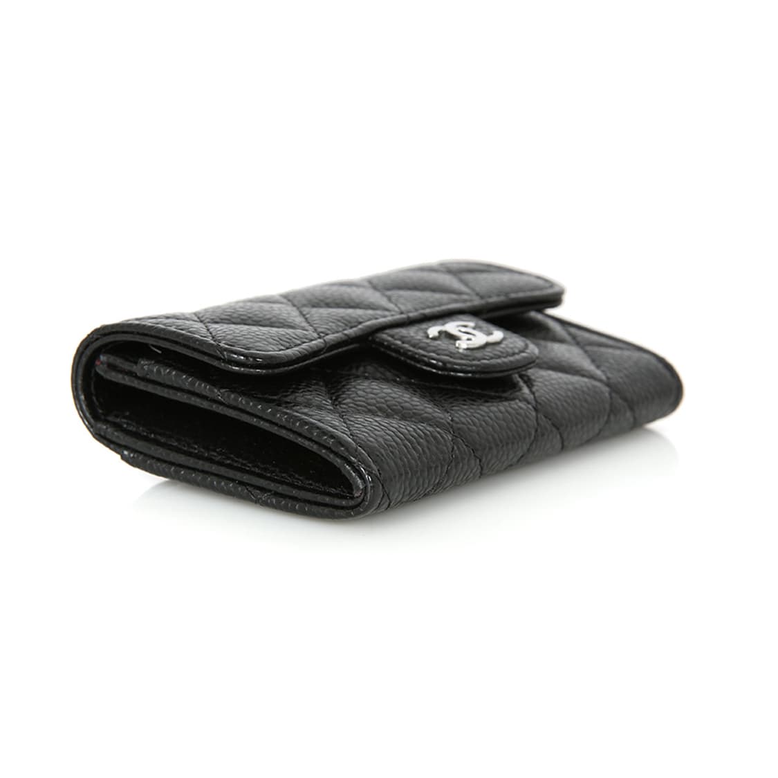 샤넬 클래식 캐비어 플랩 카드지갑 똑딱이 블랙 지갑 AP0214 상품이미지7