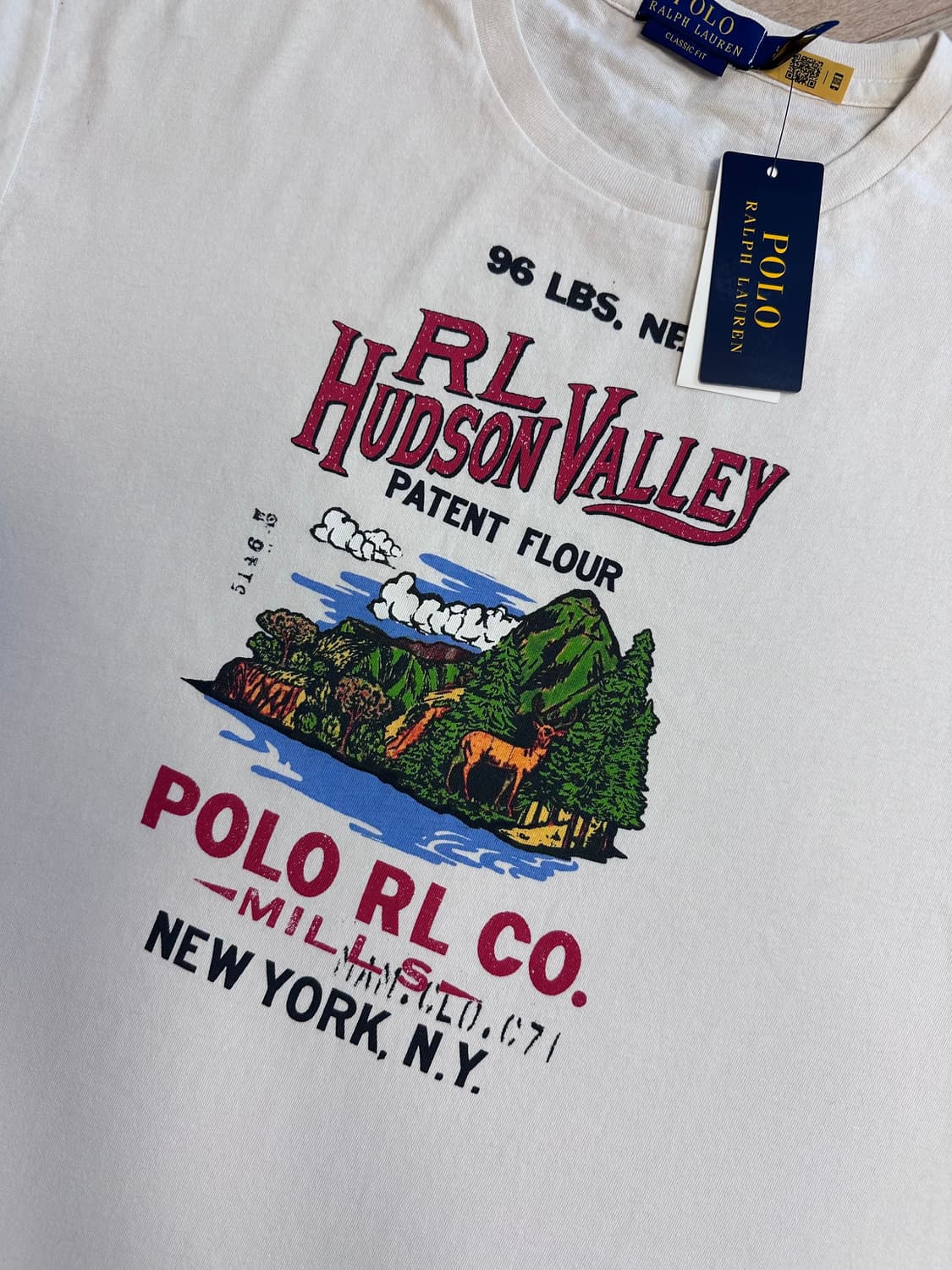 폴로 랄프로렌 RL HUDSON VALLEY 클래식핏 저지 티셔츠 L 상품이미지5