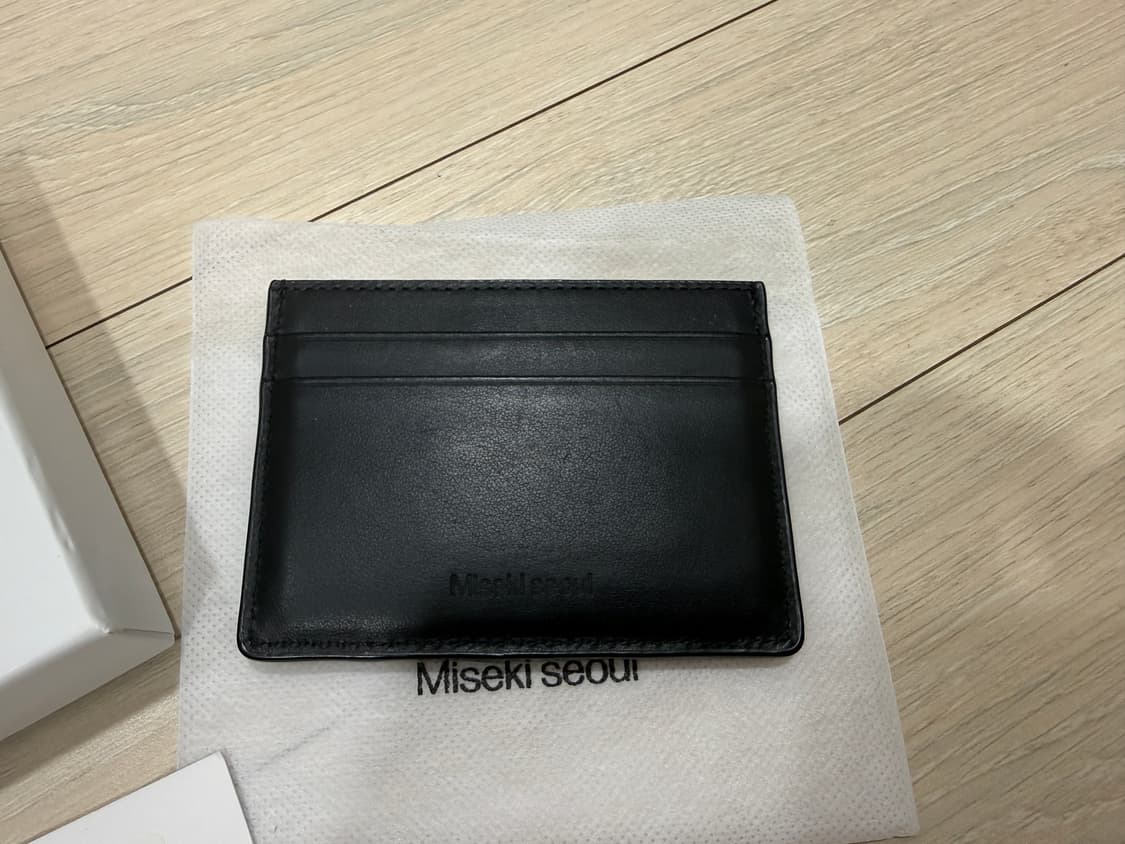 미세키서울 플리츠 카드 홀더 카드지갑 블랙 상품이미지3