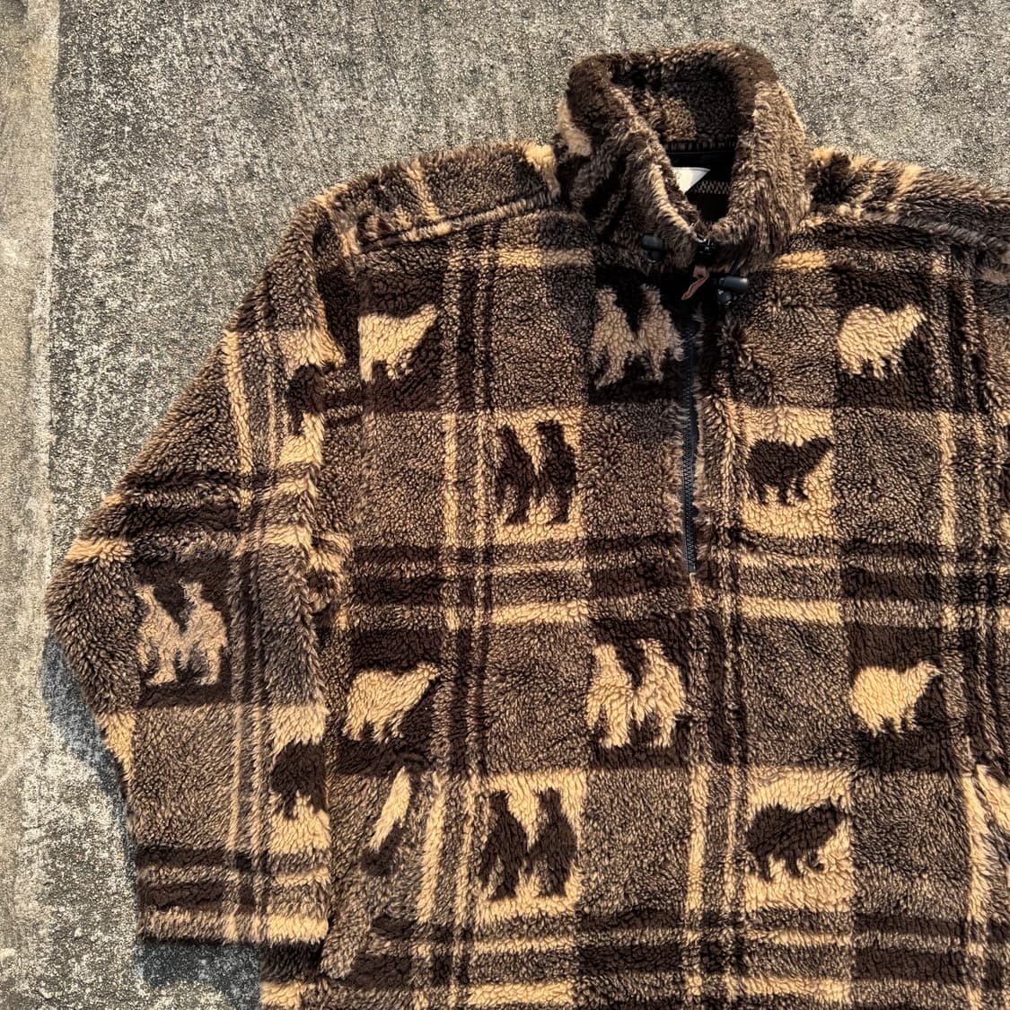 [L~XL] Woolrich 울리치 후리스 하프집업 자켓 상품이미지4