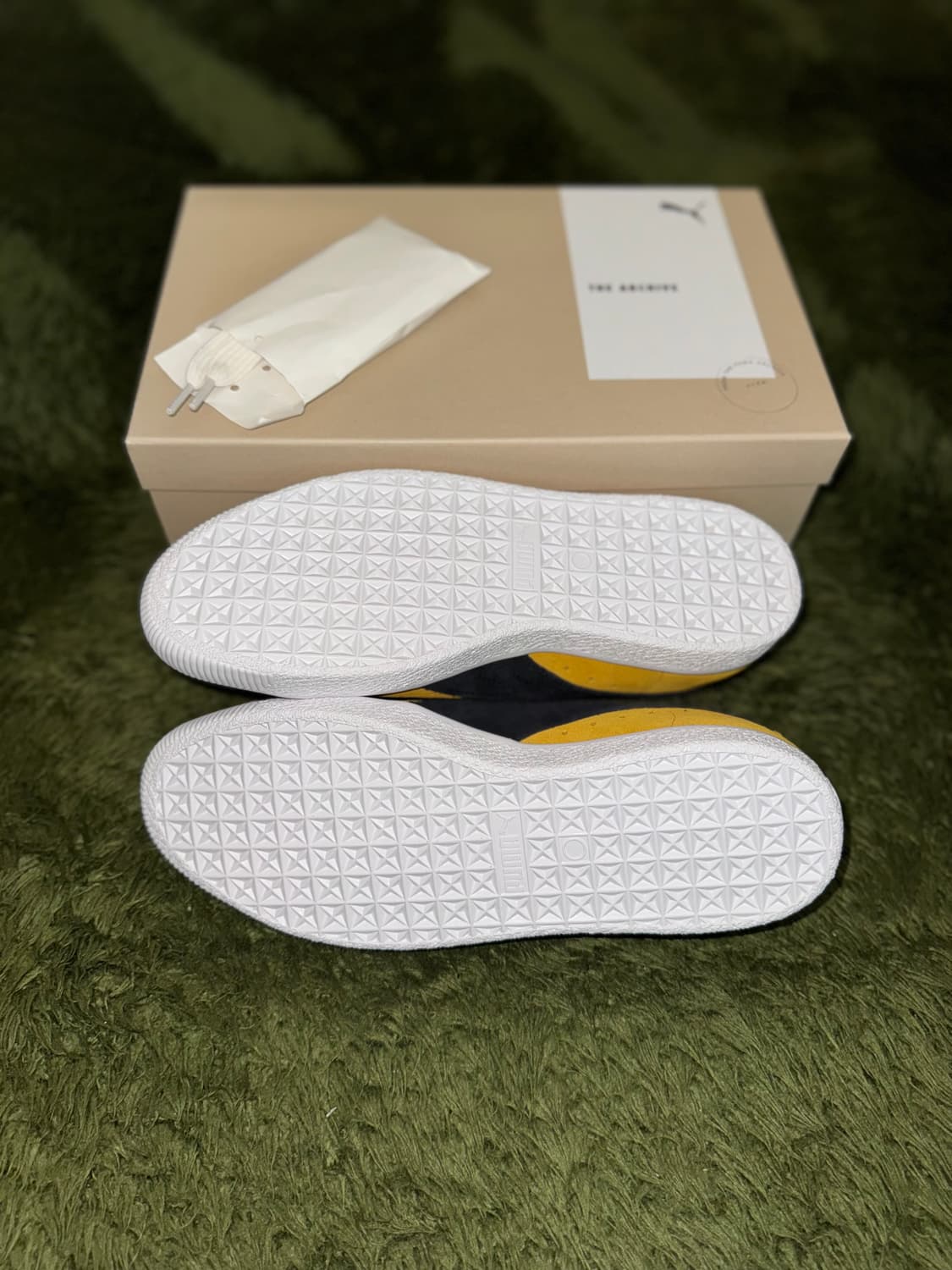 [280] 푸마 클라이드 OG 아카이브 옐로 블랙 스웨이드 상품이미지7