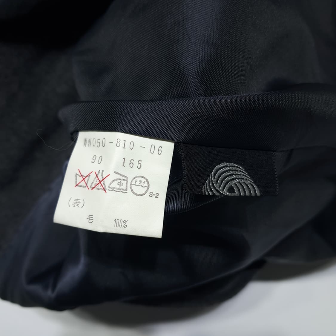 CN986W L 버버리 일본판 차콜그레이 퓨어울 롱코트 상품이미지6