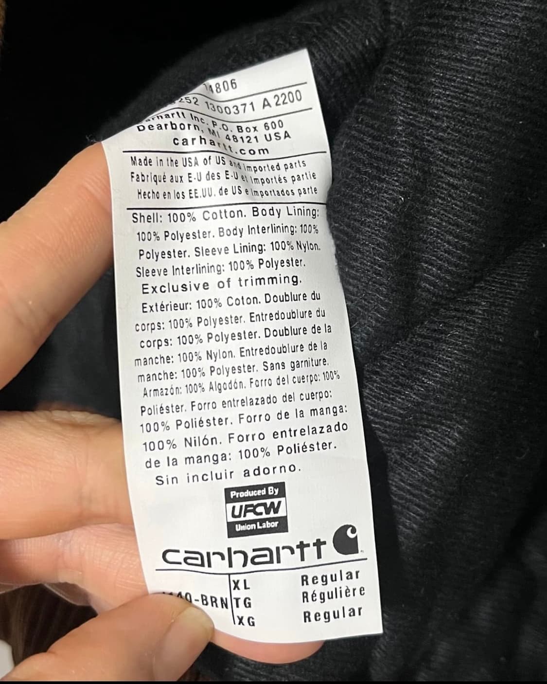 칼하트 덕 액티브 자켓 상품이미지5