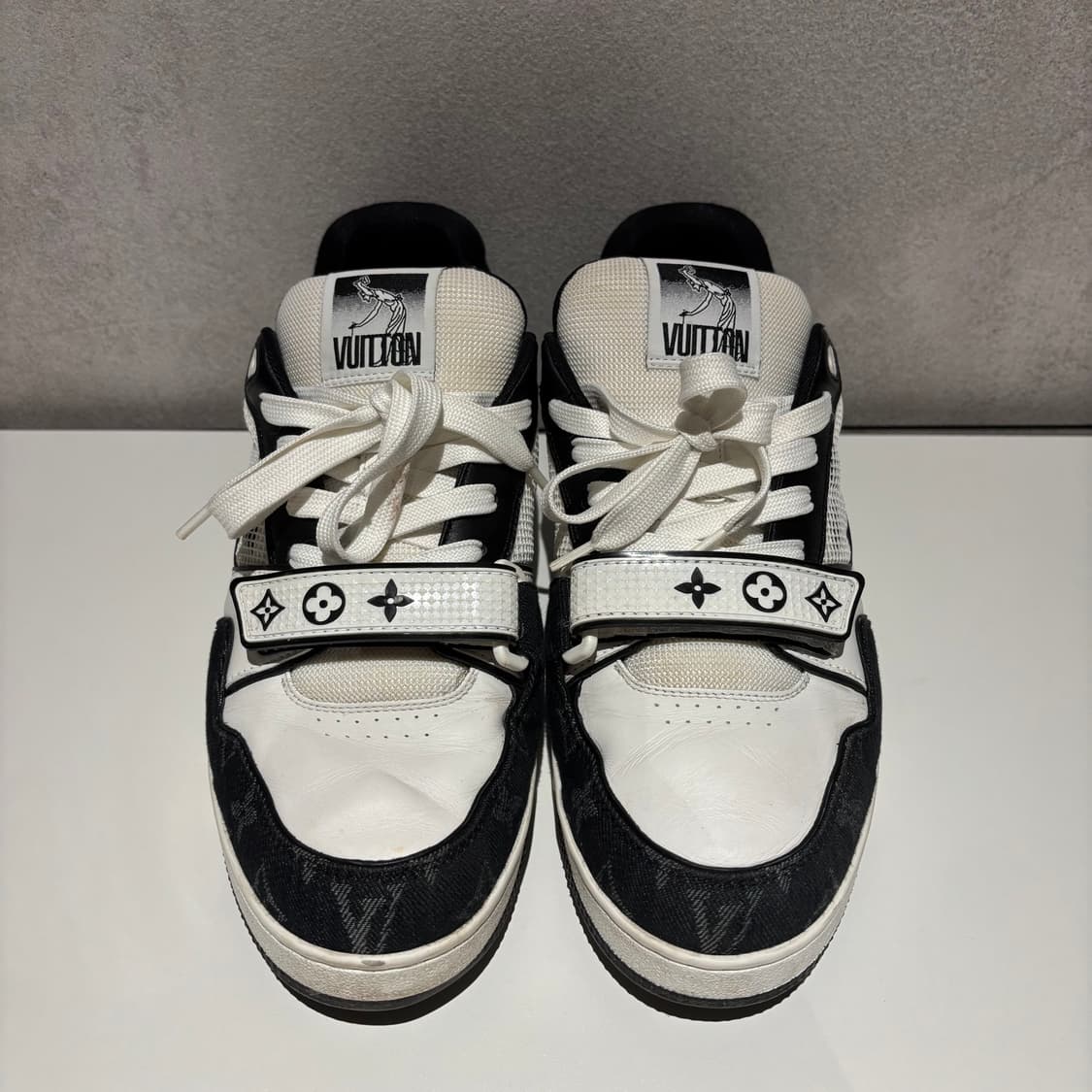 루이비통 벨크로 데님 트레이너 상품이미지3