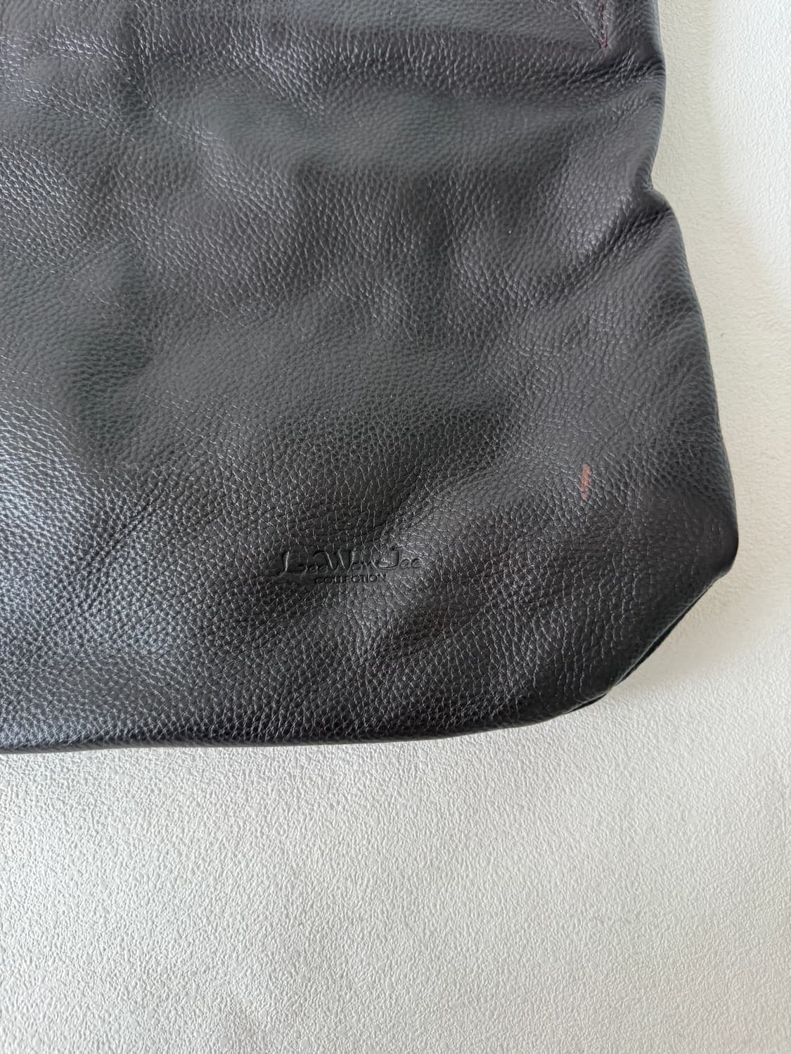 Pre owned 레더 크로스백(토트 가능) 상품이미지4