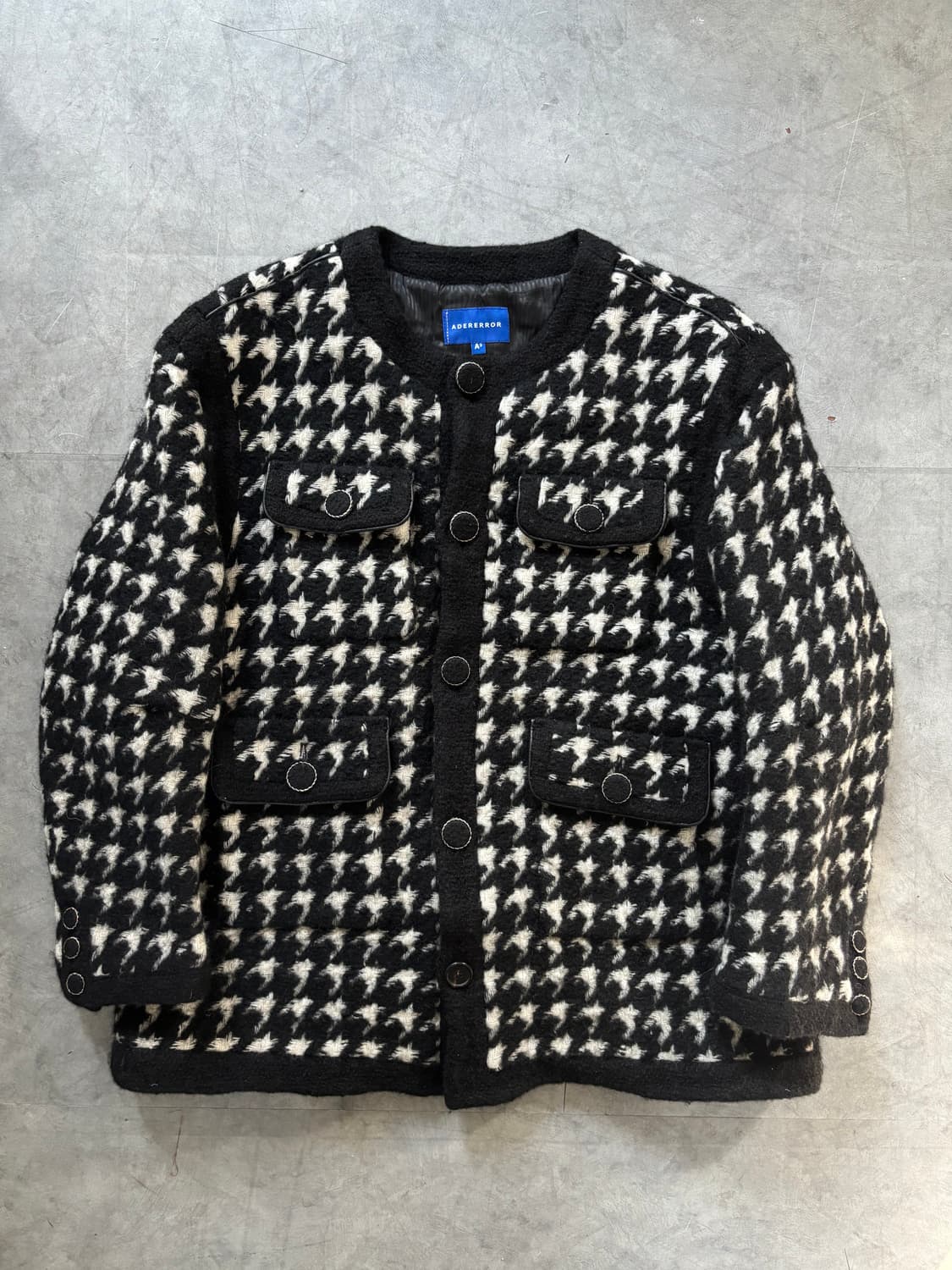 ADERERROR 아더에러 22FW 하운드투스패턴 트위드 자켓 상품이미지4