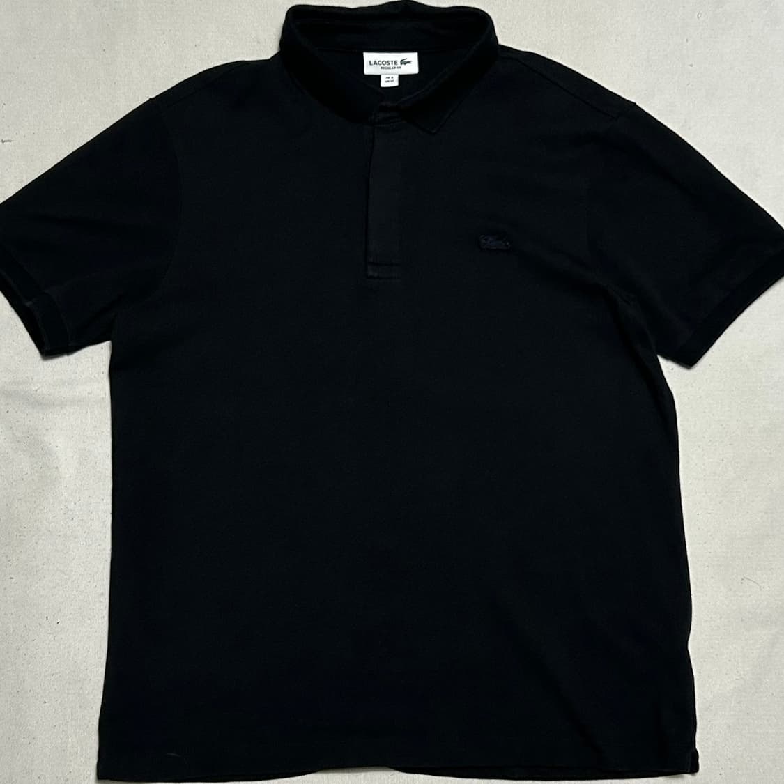 🫶🏻 라코스테 Regular Fit Black 카라 반팔티 🫶🏻 상품이미지1