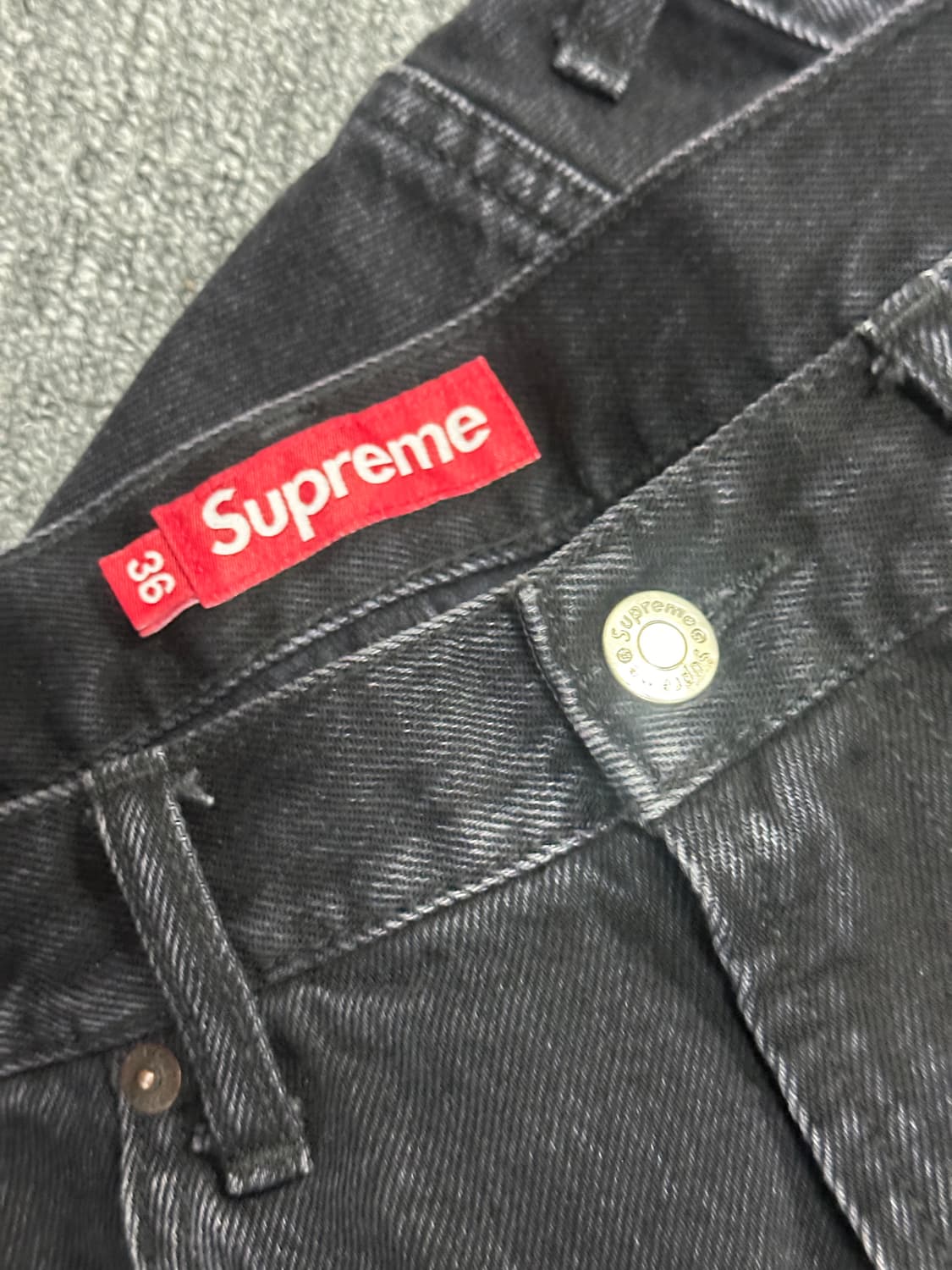 슈프림 배기 대님 쇼츠 블랙 25 ss (36) 상품이미지4