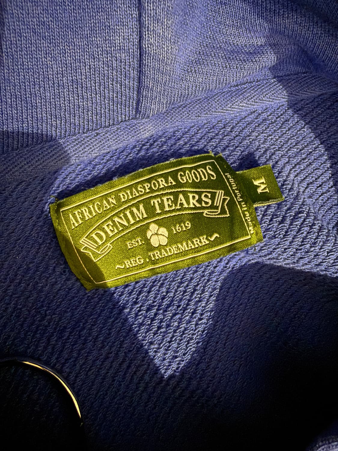 정품 데님티어스 로얄블루 후드티 (M) 상품이미지2